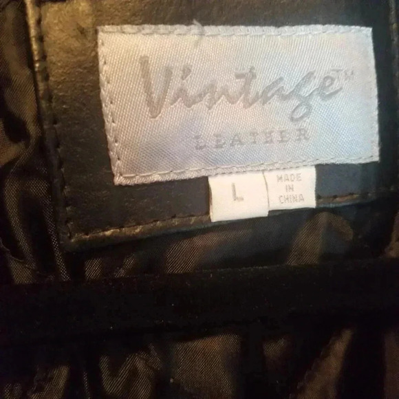 Genuine Leather Jacket by Vintage Sz M - Picture 3 of 7